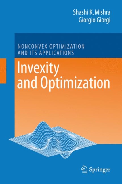 Invexity and Optimization, Paperback / softback Book