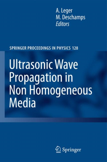 Ultrasonic Wave Propagation in Non Homogeneous Media, Paperback / softback Book