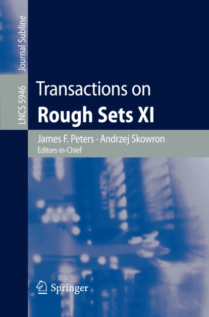 Transactions on Rough Sets XI, PDF eBook