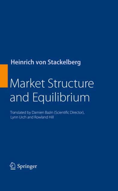 Market Structure and Equilibrium, PDF eBook