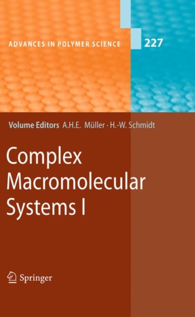 Complex Macromolecular Systems I, Hardback Book