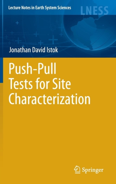 Push-pull Tests for Site Characterization, Hardback Book