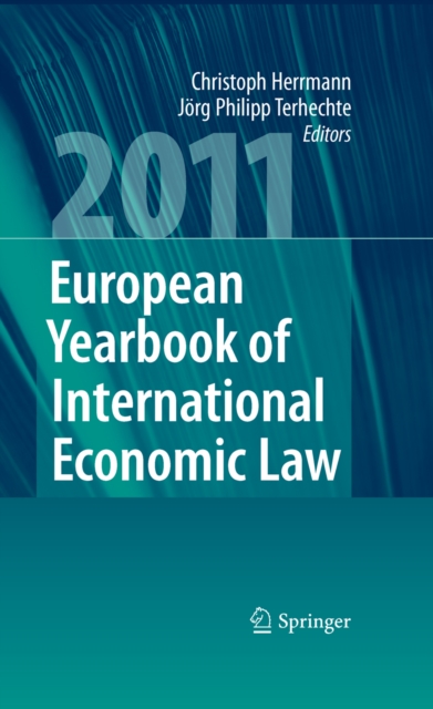 European Yearbook of International Economic Law 2011, PDF eBook