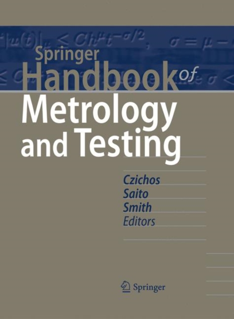Springer Handbook of Metrology and Testing, Hardback Book