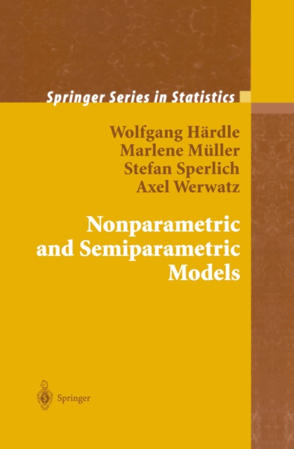 Nonparametric and Semiparametric Models, PDF eBook
