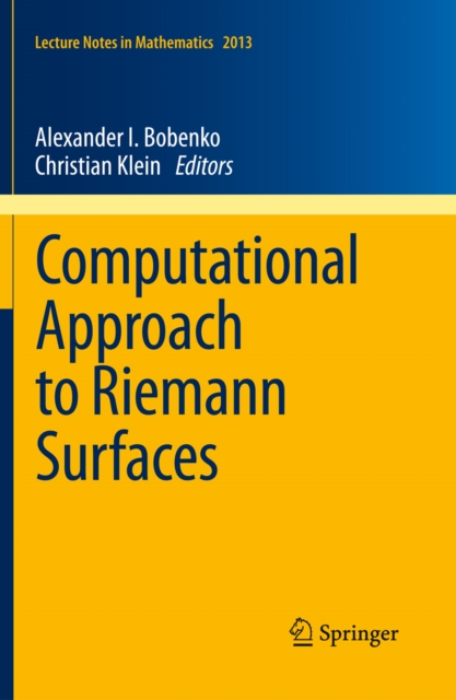 Computational Approach to Riemann Surfaces, PDF eBook