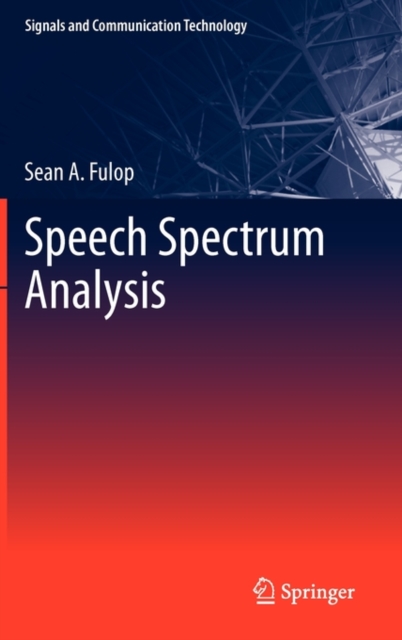 Speech Spectrum Analysis, Hardback Book