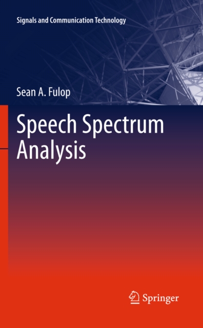 Speech Spectrum Analysis, PDF eBook
