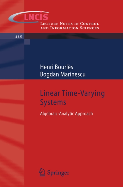 Linear Time-Varying Systems : Algebraic-Analytic Approach, PDF eBook
