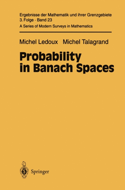 Probability in Banach Spaces : Isoperimetry and Processes, PDF eBook