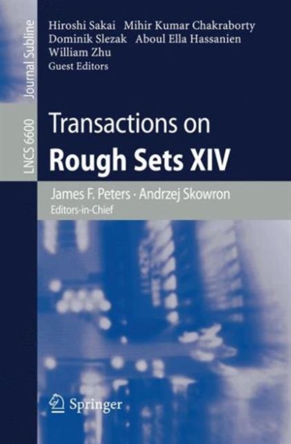 Transactions on Rough Sets XIV, Paperback / softback Book
