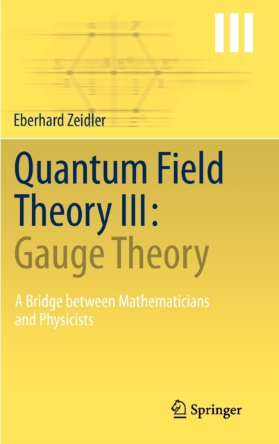 Quantum Field Theory III: Gauge Theory : A Bridge between Mathematicians and Physicists, Hardback Book