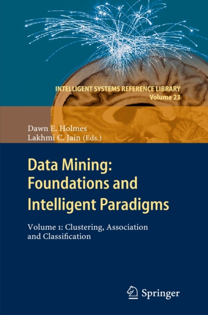 Data Mining: Foundations and Intelligent Paradigms : Volume 1:  Clustering, Association and Classification, Hardback Book