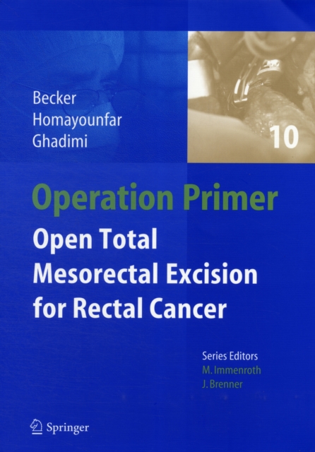 Open total mesorectal (TME) for cancer, Paperback / softback Book