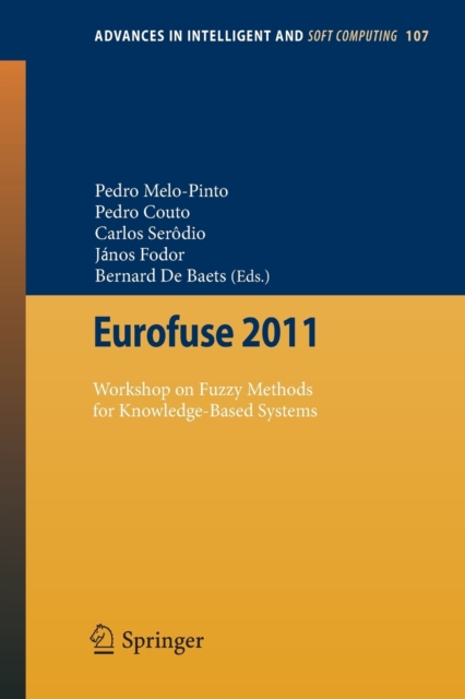 Eurofuse 2011 : Workshop on Fuzzy Methods for Knowledge-Based Systems, Paperback / softback Book