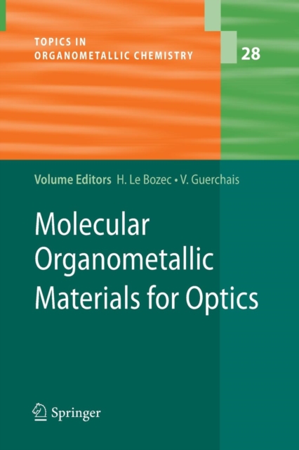 Molecular Organometallic Materials for Optics, Paperback / softback Book