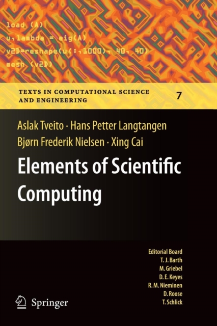 Elements of Scientific Computing, Paperback / softback Book