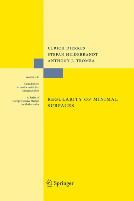 Regularity of Minimal Surfaces, Paperback / softback Book