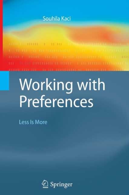 Working with Preferences: Less Is More, Paperback / softback Book