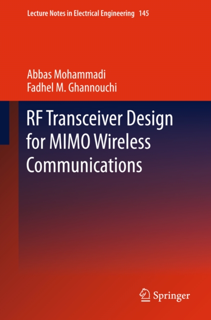 RF Transceiver Design for MIMO Wireless Communications, PDF eBook