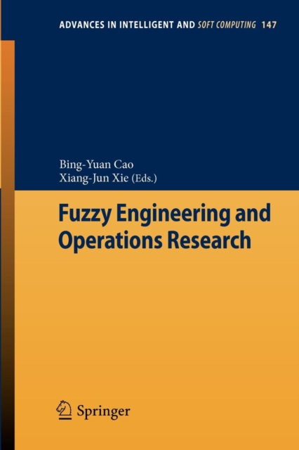 Fuzzy Engineering and Operations Research, Paperback / softback Book