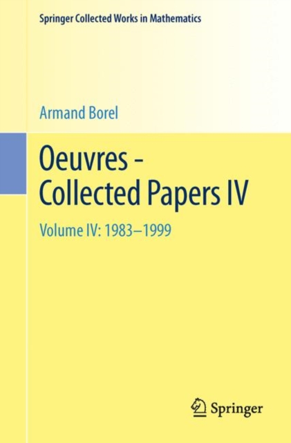 Oeuvres - Collected Papers : 1983 - 1999 Volume IV, Paperback / softback Book