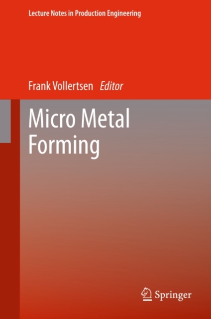 Micro Metal Forming, PDF eBook