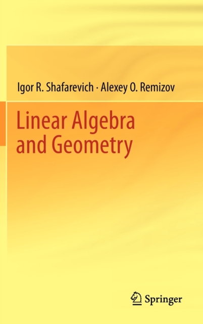 Linear Algebra and Geometry, Hardback Book