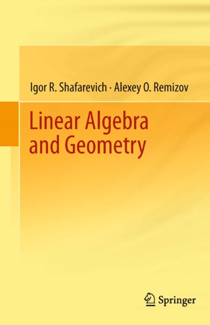 Linear Algebra and Geometry, PDF eBook