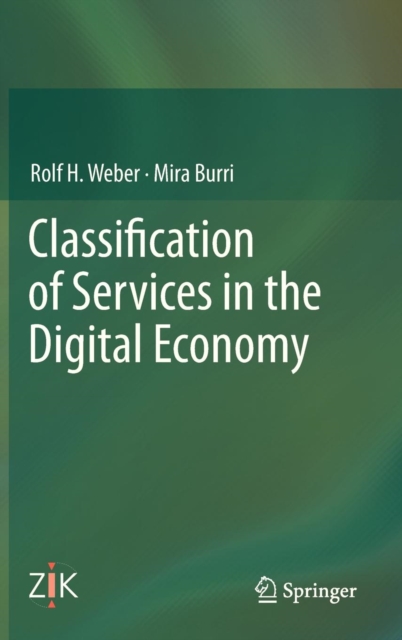 Classification of Services in the Digital Economy, Hardback Book
