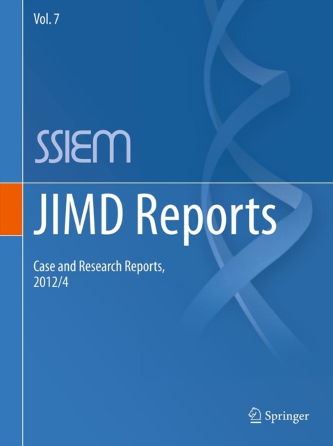 JIMD Reports - Case and Research Reports, 2012/4, Paperback / softback Book