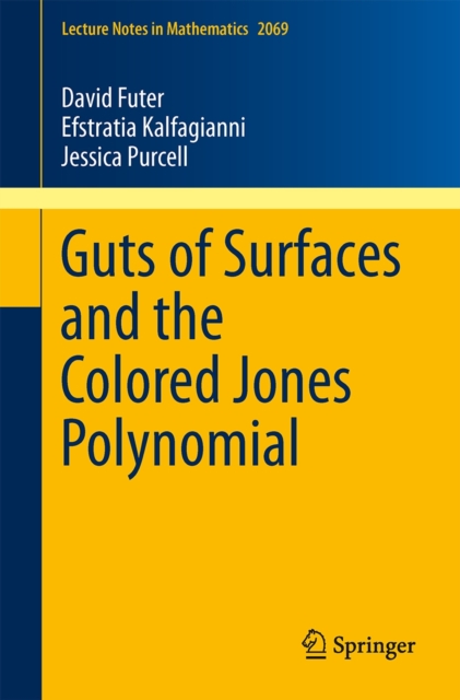 Guts of Surfaces and the Colored Jones Polynomial, Paperback / softback Book