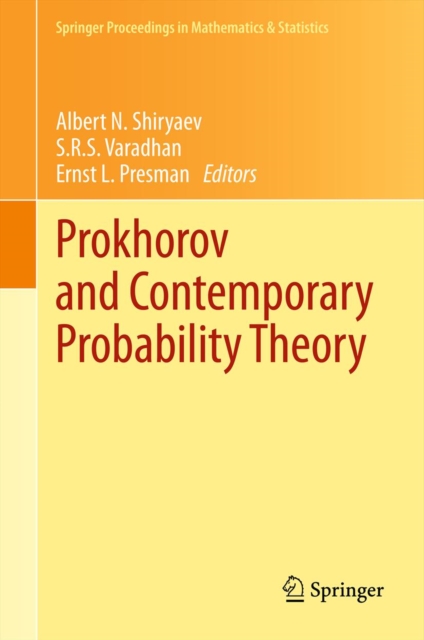 Prokhorov and Contemporary Probability Theory : In Honor of Yuri V. Prokhorov, PDF eBook