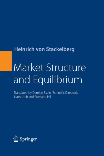 Market Structure and Equilibrium, Paperback / softback Book