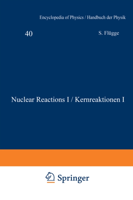 Nuclear Reactions I / Kernreaktionen I, PDF eBook