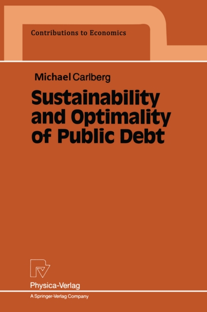 Sustainability and Optimality of Public Debt, PDF eBook