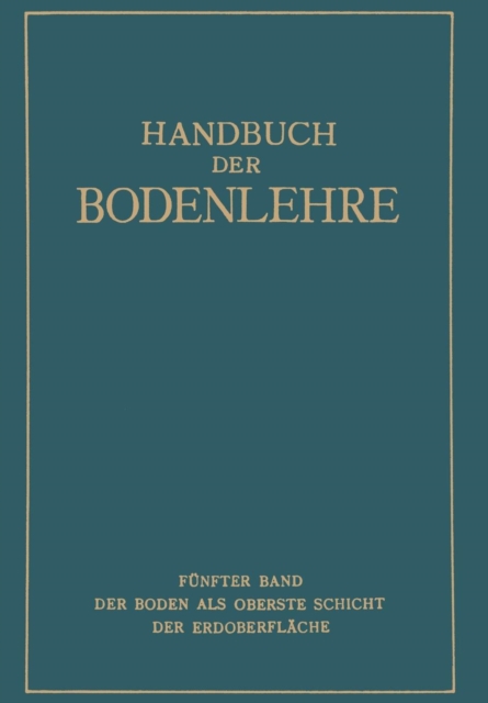 Der Boden ALS Oberste Schicht Der Erdoberflache, Paperback / softback Book