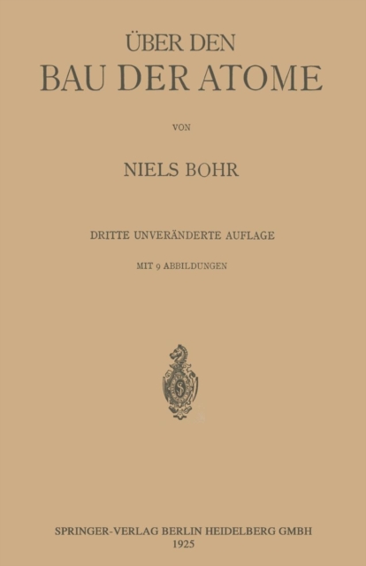 UEber Den Bau Der Atome, Paperback / softback Book