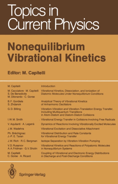 Nonequilibrium Vibrational Kinetics, PDF eBook