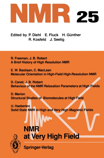 NMR at Very High Field, PDF eBook