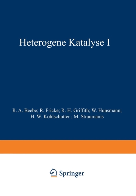Heterogene Katalyse I, Paperback / softback Book