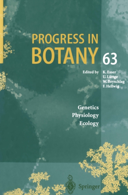 Progress in Botany : Genetics. Physiology. Ecology, PDF eBook