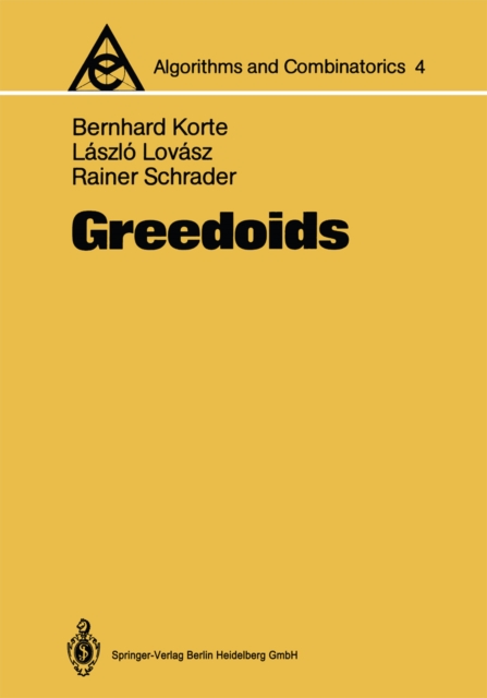 Greedoids, PDF eBook