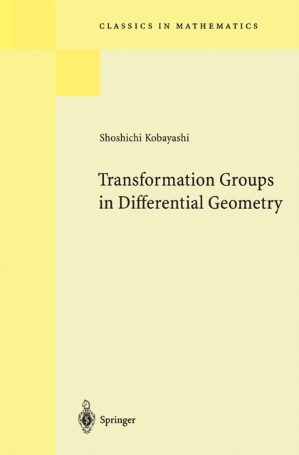 Transformation Groups in Differential Geometry, PDF eBook