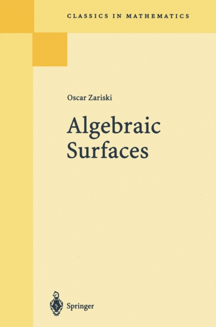 Algebraic Surfaces, PDF eBook