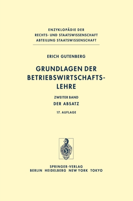Grundlagen der Betriebswirtschaftslehre, Paperback / softback Book