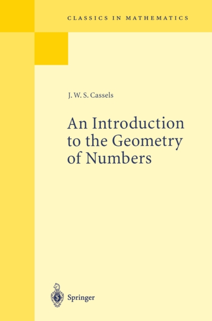 An Introduction to the Geometry of Numbers, PDF eBook