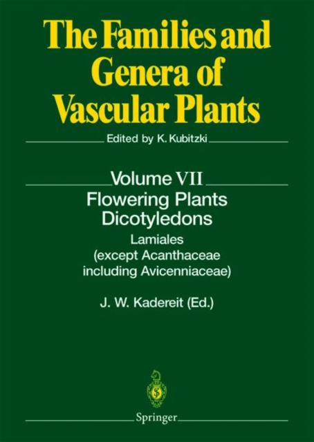 Flowering Plants * Dicotyledons : Lamiales (except Acanthaceae including Avicenniaceae), Paperback / softback Book