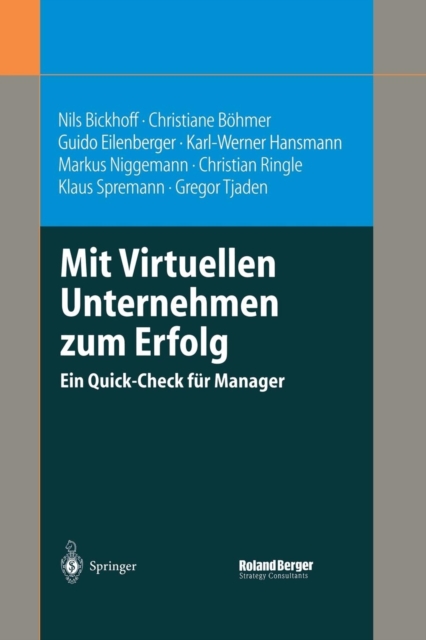 Mit Virtuellen Unternehmen Zum Erfolg : Ein Quick-Check Fur Manager, Paperback / softback Book