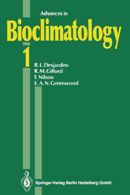 Advances in Bioclimatology 1, Paperback / softback Book